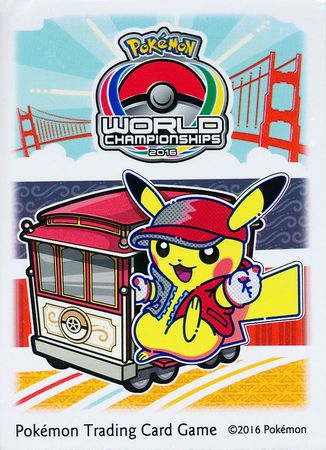 Pokemon 2016  World Championship Pikachu 65stk. Sleeves